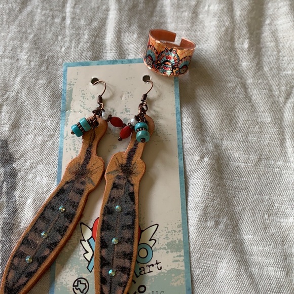 Native American Sun Kachina Art Ring - Picture 6 of 10